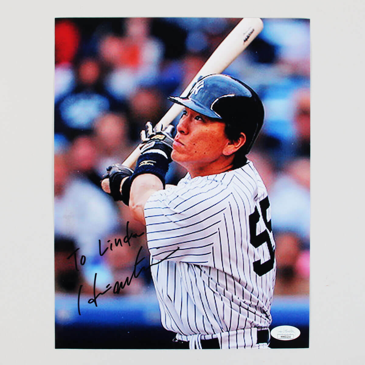 Hideki Matsui Signed Photo Poster painting 8x10 Yankees - COA JSA