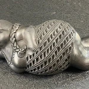 pornhint Pornhint Zapotec Barro Negro Beautiful Fat Lady - Oaxacan Black Clay - Sexy BBW Pottery - Ceramic Gordita Apron Belly - Fat Positive  Crack on Bottom