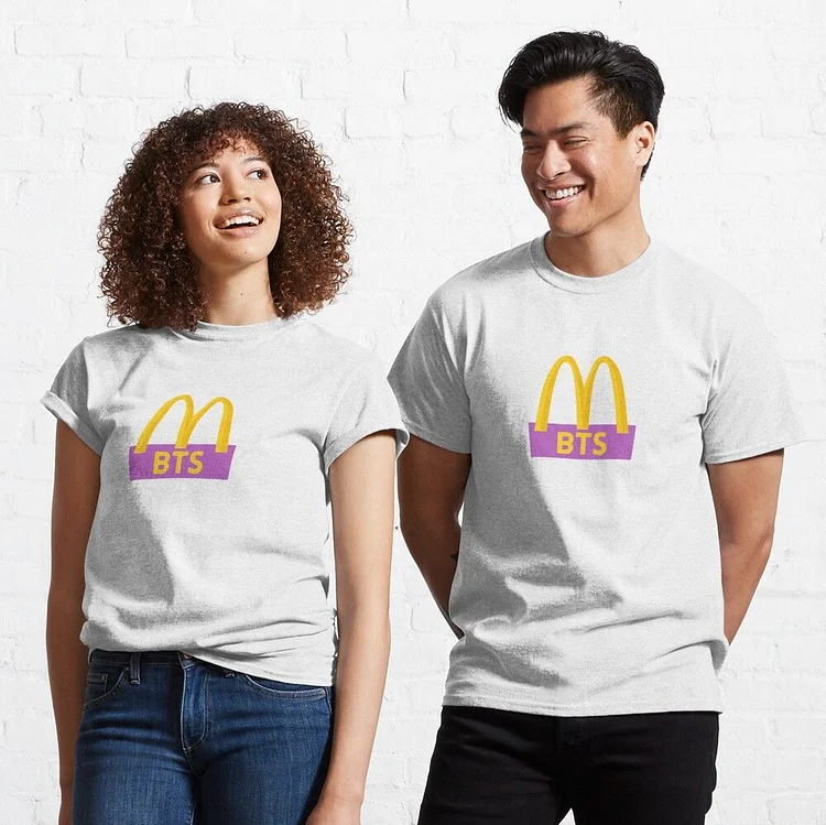 방탄소년단 X McDonald's Fashion T-shirt