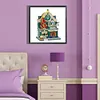 Christmas Cabin-Partial Special Shaped Diamond Painting 40*40CM