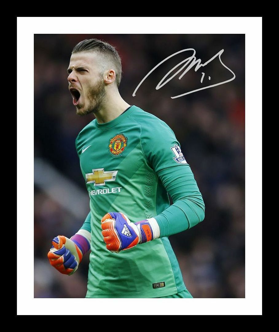 David De Gea - Manchester United Autograph Signed Photo Poster painting Print 1