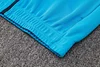 Joyfball 2024/2025 Olympique de Marseille Long Zipped Jacket Blue Soccer Jersey 1:1 Thai Quality 