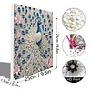 Diamond Painting-DIY Crystal Rhinestone Peacock with Frame(25x25cm)
