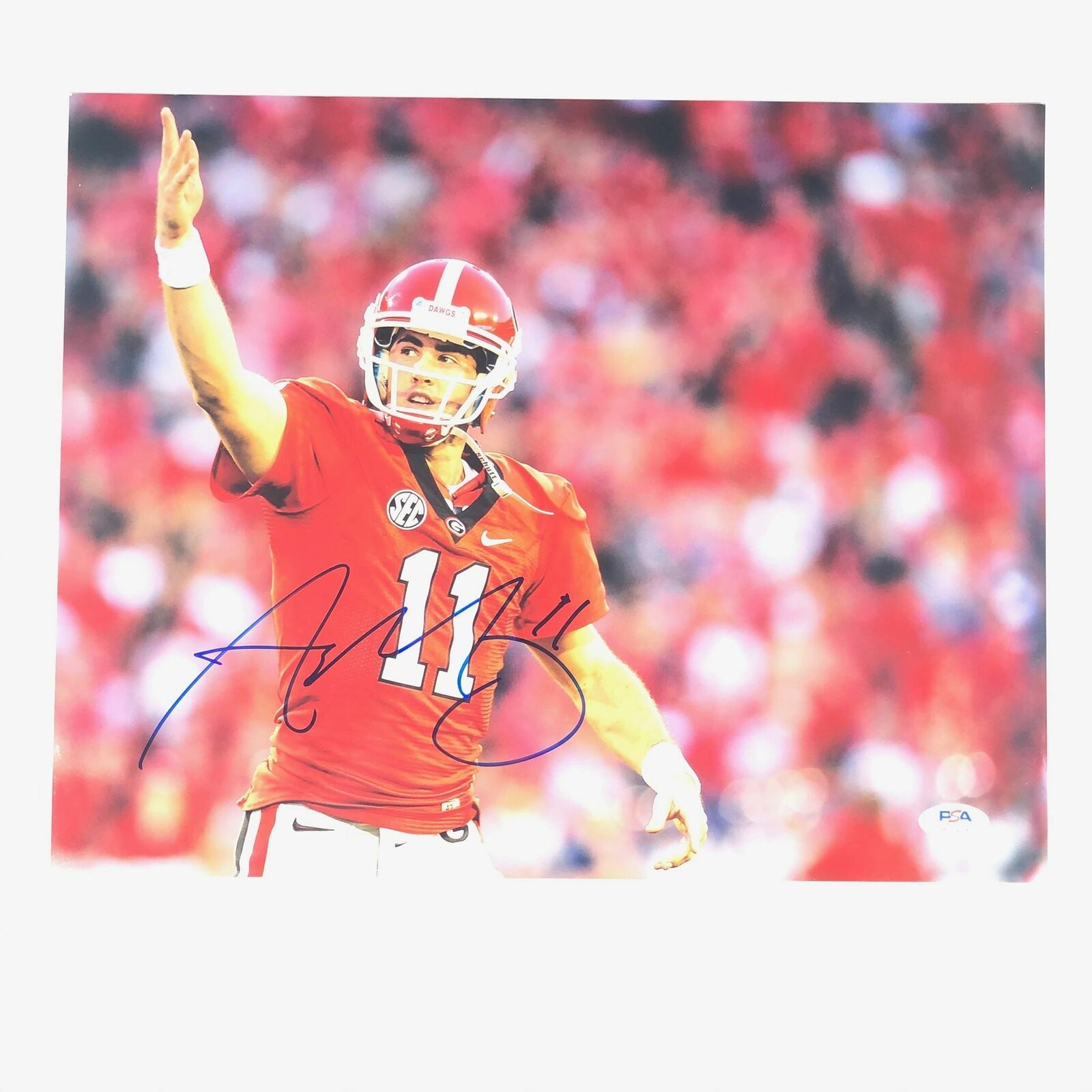 AARON MURRAY signed 11x14 Photo Poster painting PSA/DNA Georgia Bulldogs Autographed