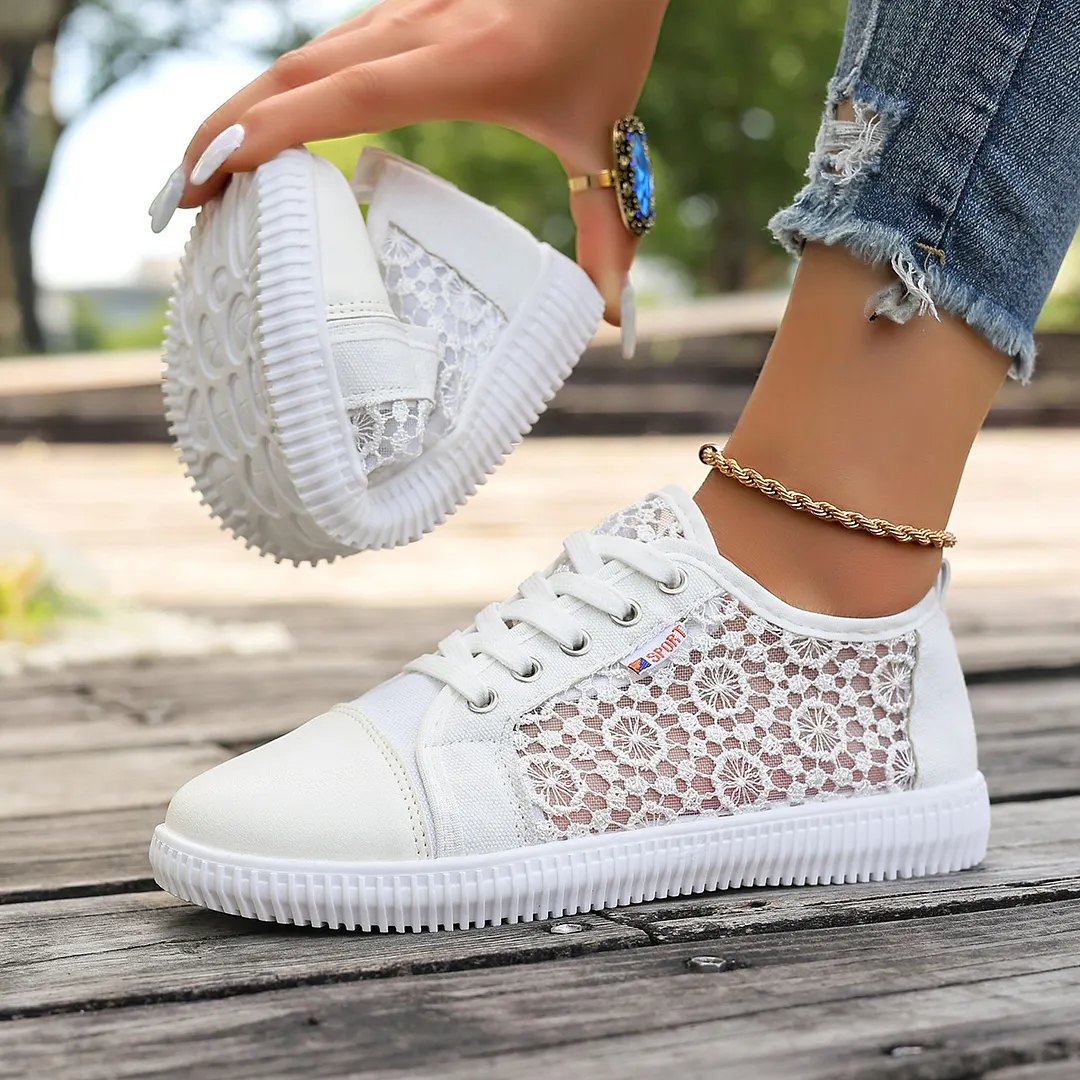 Breakj Breakj Leather Hollow Women's Shoes 2025 Summer New Breathable Thick Base Anti-Slip Light And Easy To Put On A Single Shoe