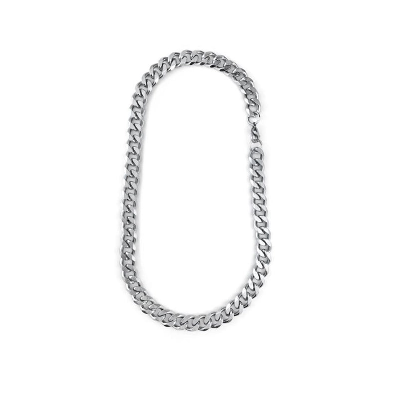 Fashion Solid Color Stainless Steel Plating Unisex Necklace