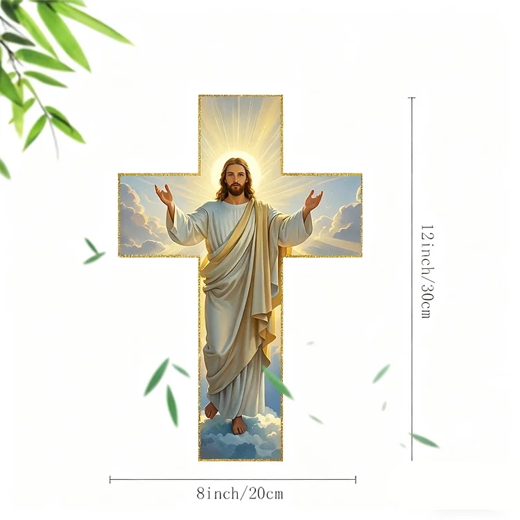 Retro Jesus Christ Wall Cross Decor