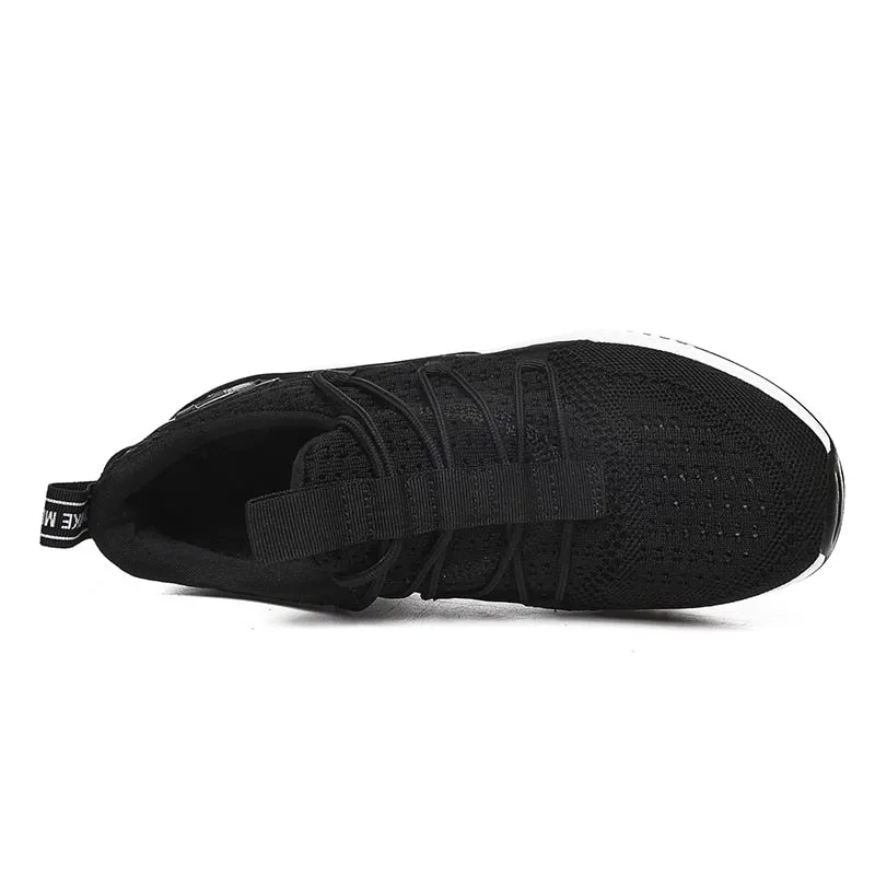 Nine o'clock Hot-sale Couple Casual Sneakers Outdoor Breathable Male Non-slip Shoes Light Comfortable Unisex Lace-up Footwear