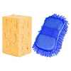 Car Wash Glove Honeycomb Coral Car Thick Sponge Block Car Care Detailing Brushes