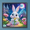 5D DIY teilweise speziell geformter Bohrer Diamant Malerei Kit Kaninchen Dekor 30x30cm