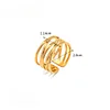 Irregular Chic Golden Stacking Rings