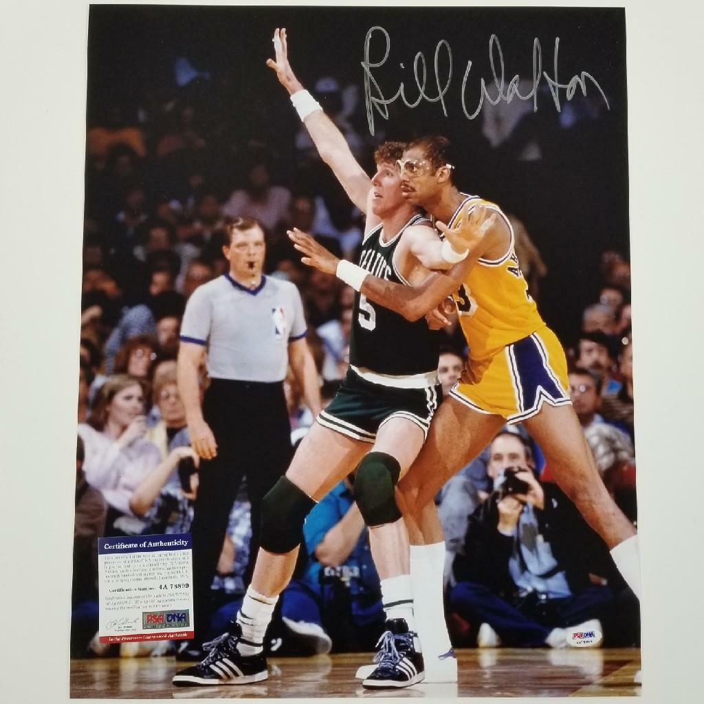 Bill Walton signed 16x20 Photo Poster painting Boston Celtics vs Lakers Autograph ~ PSA/DNA COA