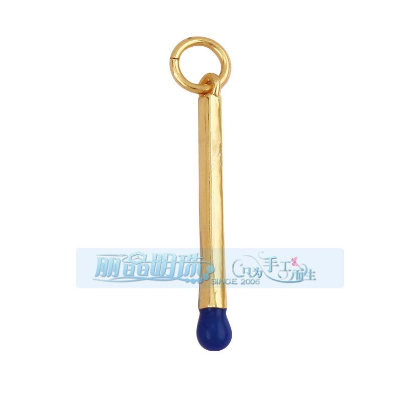 1 Piece 27*7.5mm 6*24mm Copper Lightning Pendant Jewelry Accessories