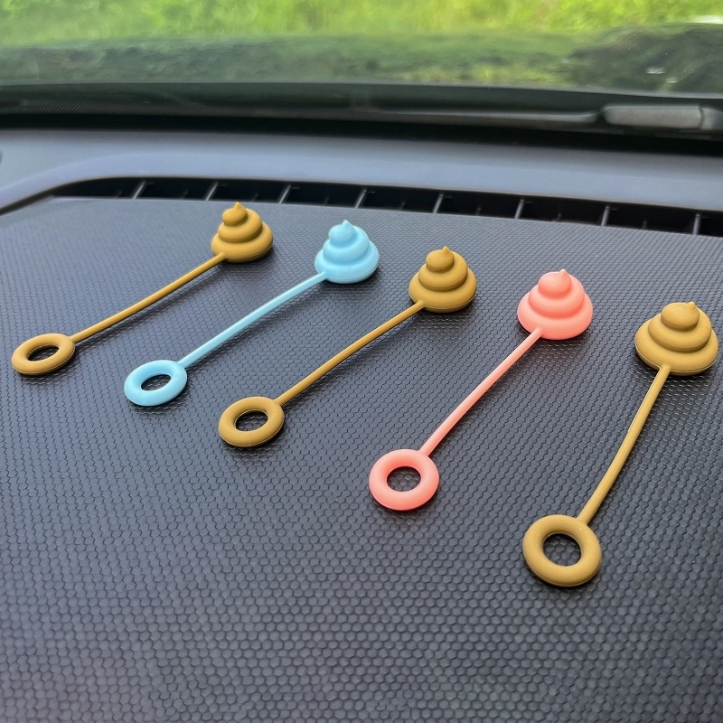 Cute Cartoon Silica Gel Straw Decorative Cap 1 Piece