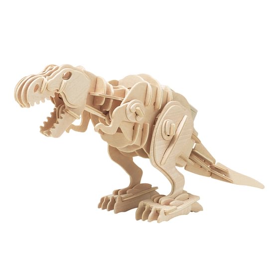 DIY ROKR  3D Wooden Dinosaur Robotic Puzzles Triceratops Walking and Roaring 