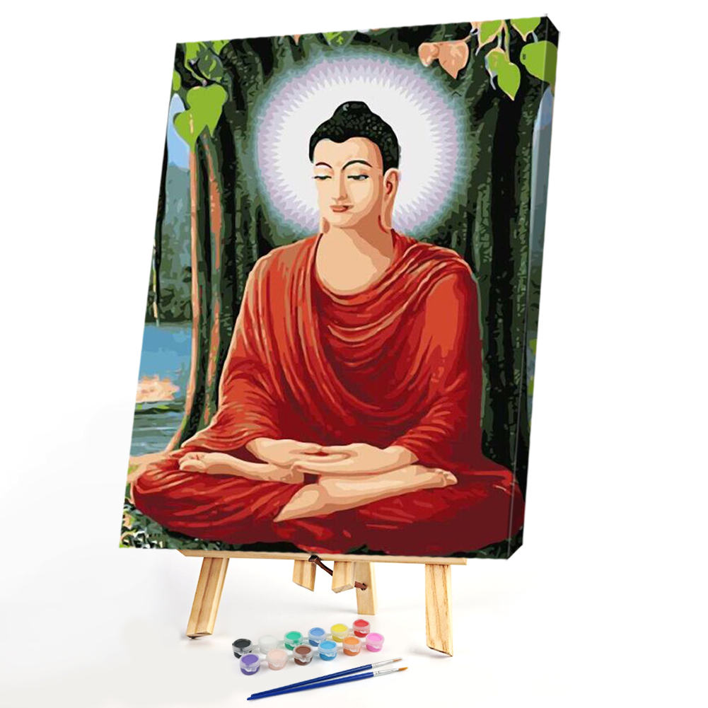 

40*50CM Paint By Numbers-Buddhism, 501 Original