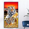 Diamond Painting -DIY Round Drill Tiger(40x70cm)