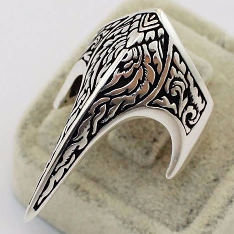 Carve Patterns Stainless Steel Archer Ring