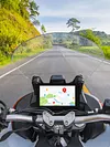 5 Inch Motorcycle Carplay Navigation System with Wireless CarPlay & Android Auto Portable Screen with BT Navigation for Motorcycle