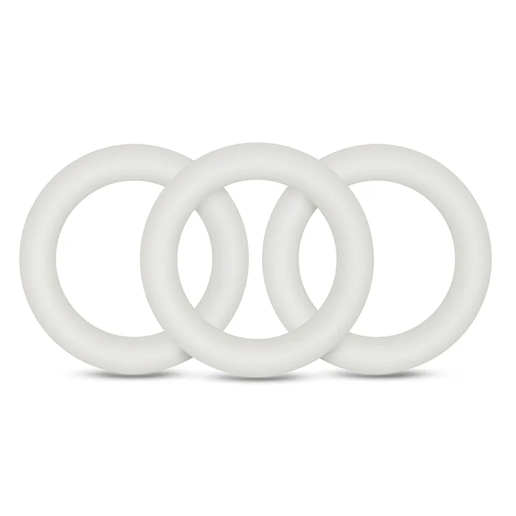 Pornhint Performance - Vs2 Pure Premium Silicone Cockrings - Small - White