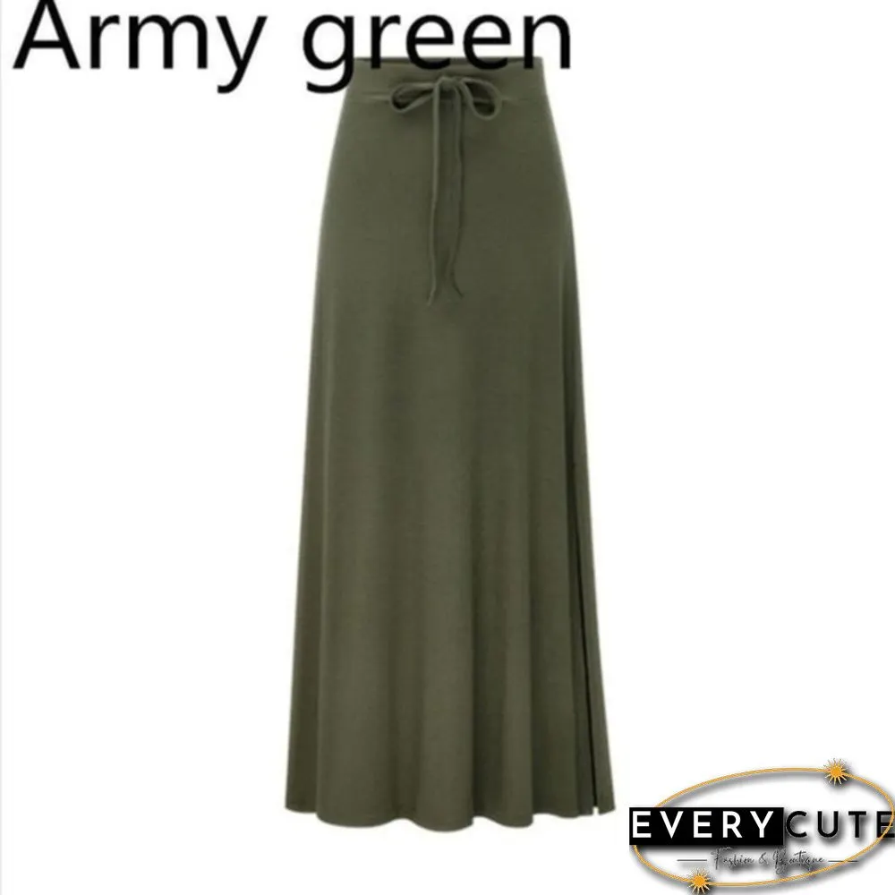 Spring Summer Female Irregular High Waist Plus Size Skirts Womens Fashion Waisted Loose