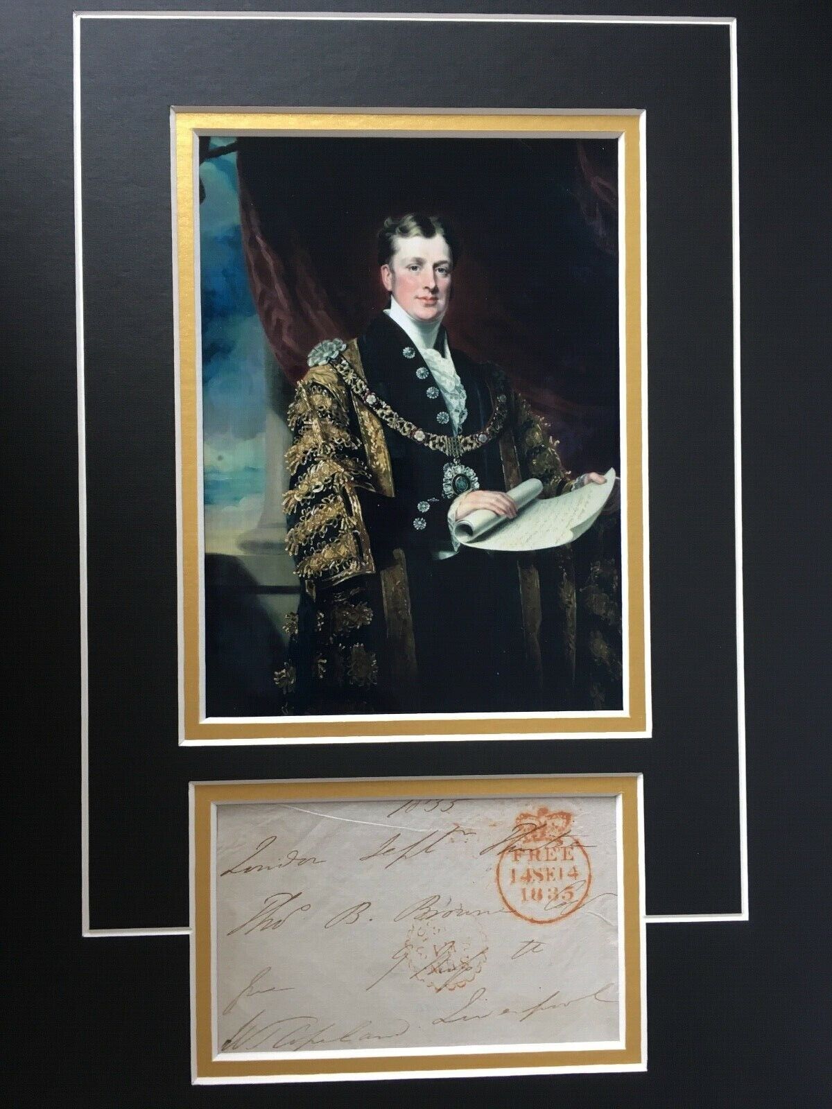 WILLIAM TAYLOR COPELAND - BUSINESSMAN & MAYOR OF LONDON - SIGNED Photo Poster painting DISPLAY