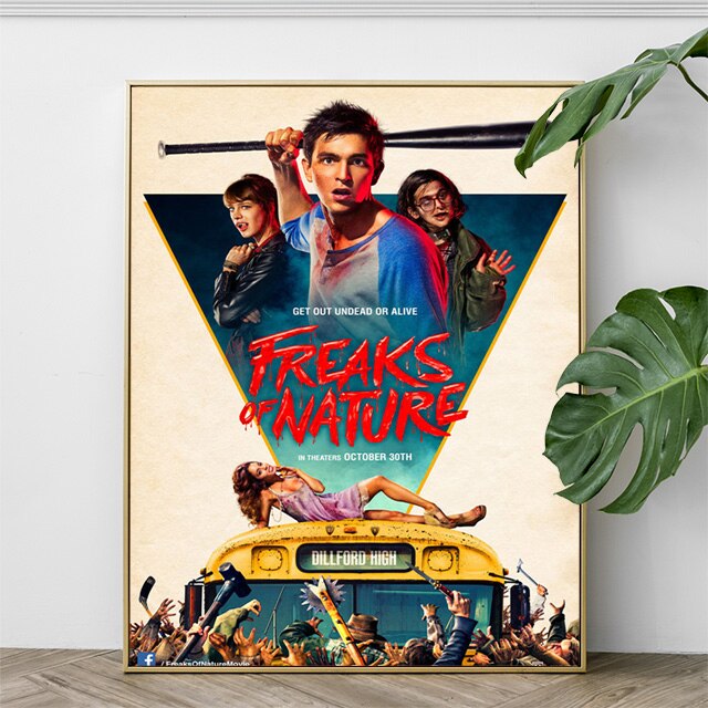 Freaks Of Nature Movie Print Art Poster Comedy Horror Film Wall Picture Home Room Decor Canvas Painting