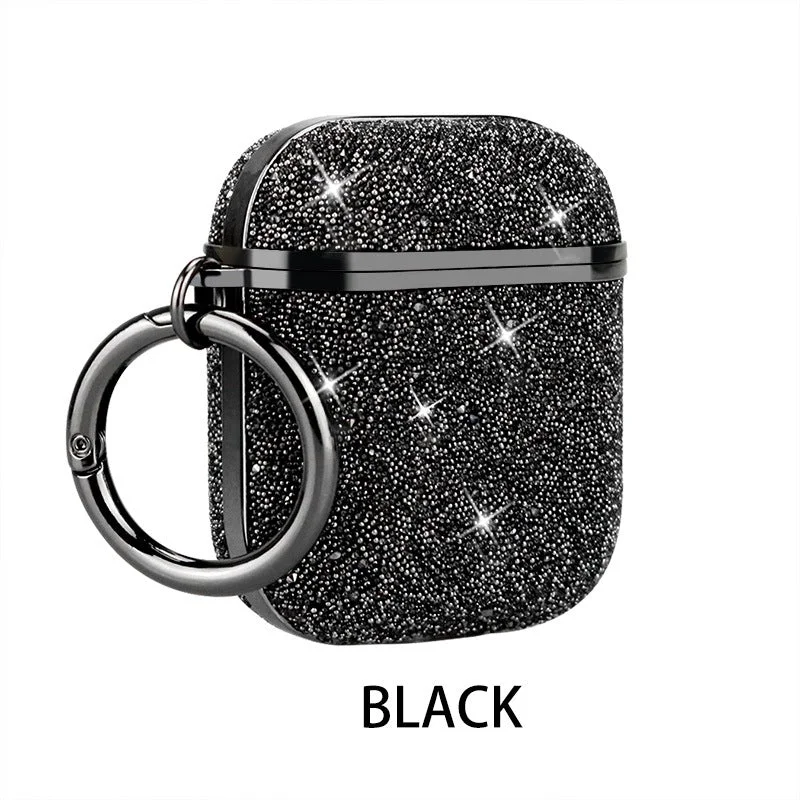 Diamond Bling AirPods Protective Case Cover with Key Ring