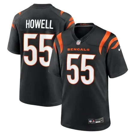 Men's Cincinnati Bengals #55 Cashius Howell Black 2026 NFL Draft Game Jersey