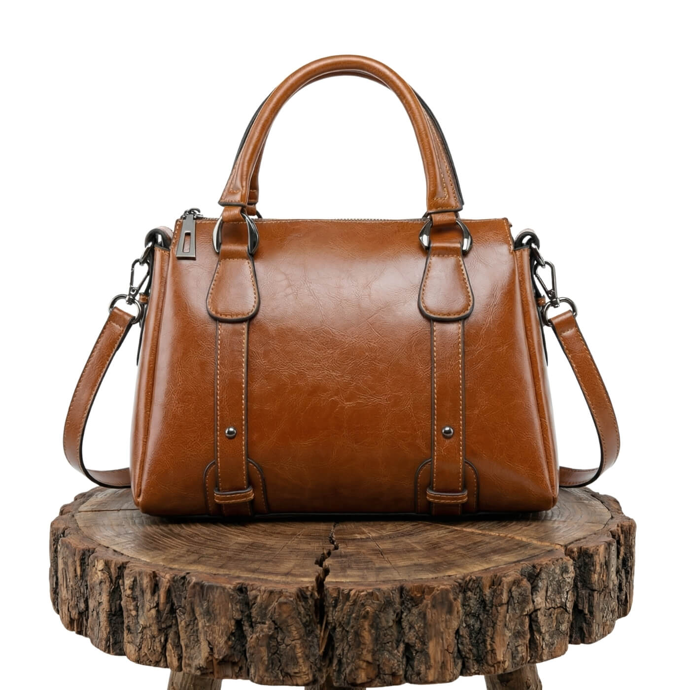 Closing Sale | Valeria Top-Zip Satchel | Shoulder Bag