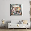 Sewing House-11CT Stamped Cross Stitch 45*45cm/17.72*17.72in