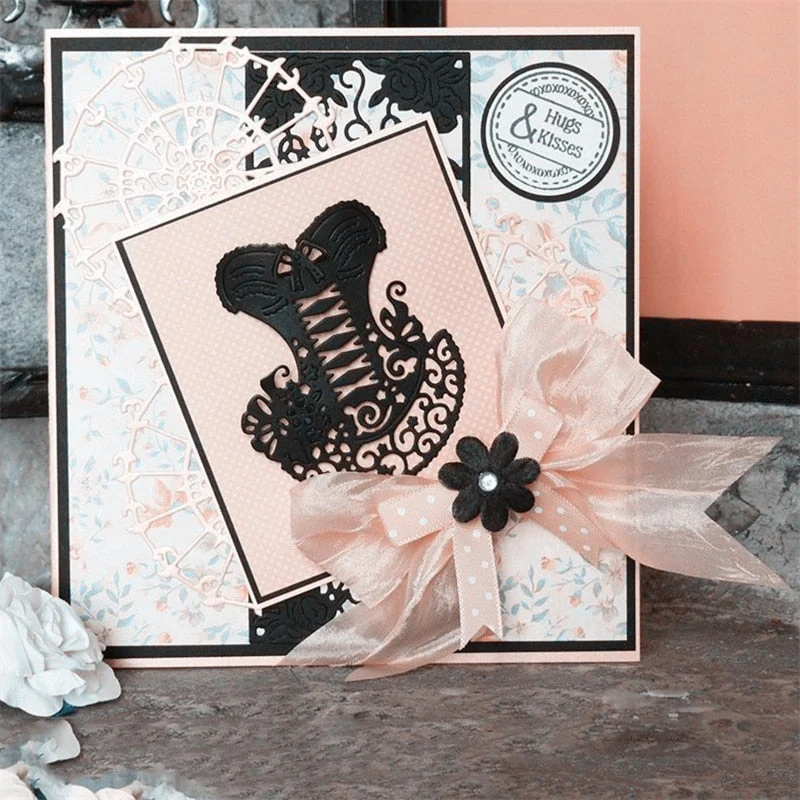 1PC Dance Skirt Metal Cutting Dies Stencils DIY Scrapbooking Stamp/photo album Decorative Embossing Paper Cards