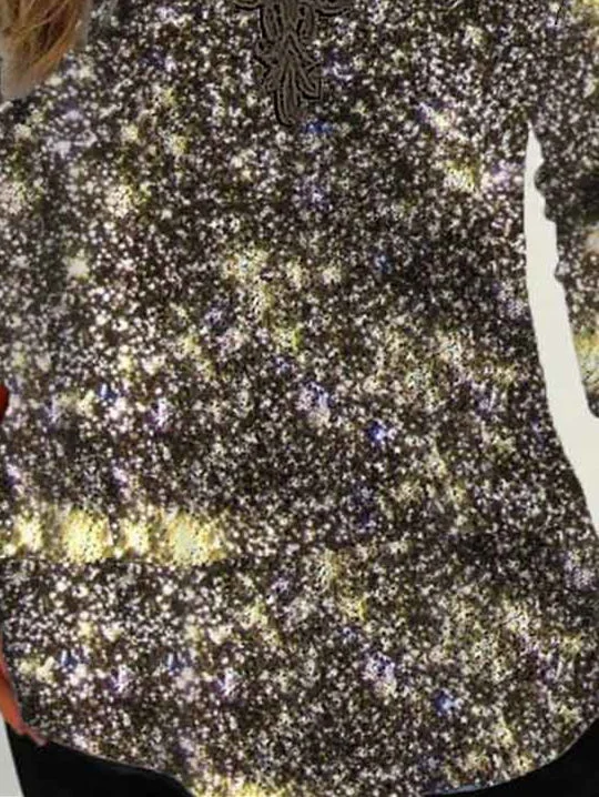 Women Half Sleeve V-neck Solid Color Dress