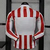 Joyfball 2025/2026 Player Version Long Sleeve Atletico Madrid Home Football Jersey 1:1 Thai Quality（The player version jersey is a bit tight, please pay attention to the size selection）