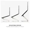 Height-adjustable ergonomic computer stand