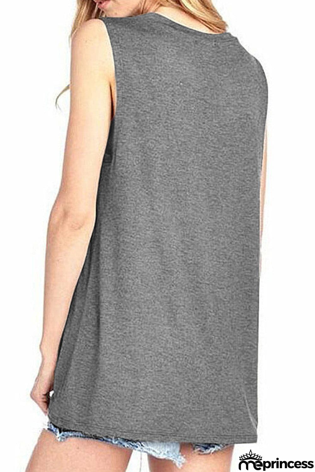 Beer Me Casual Black Tank