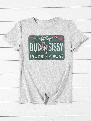 Soft Bud N Sissy License Cowboy Graphic T-shirt