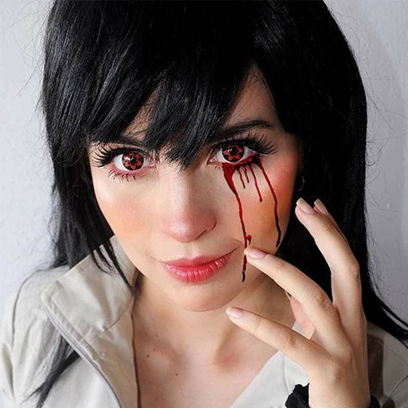 Sasuke Mangekyou Sharingan Cosplay Contacts