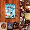 [Grande Taille]Air Force pin up girl - Panneaux en &eacute;tain m&eacute;tallique(30*40cm)
