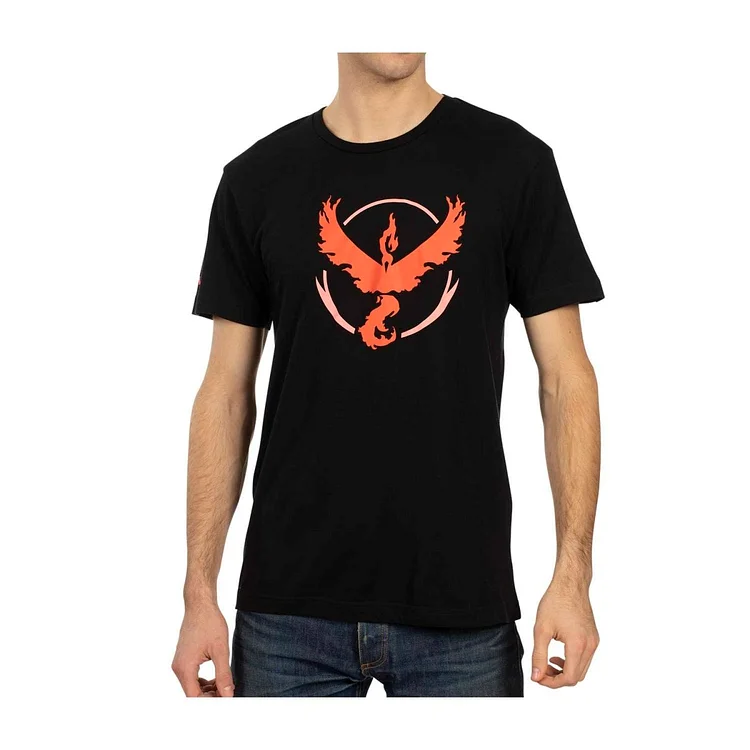 Pokémon GO Team Valor Relaxed Fit Crew Neck T-Shirt - Men