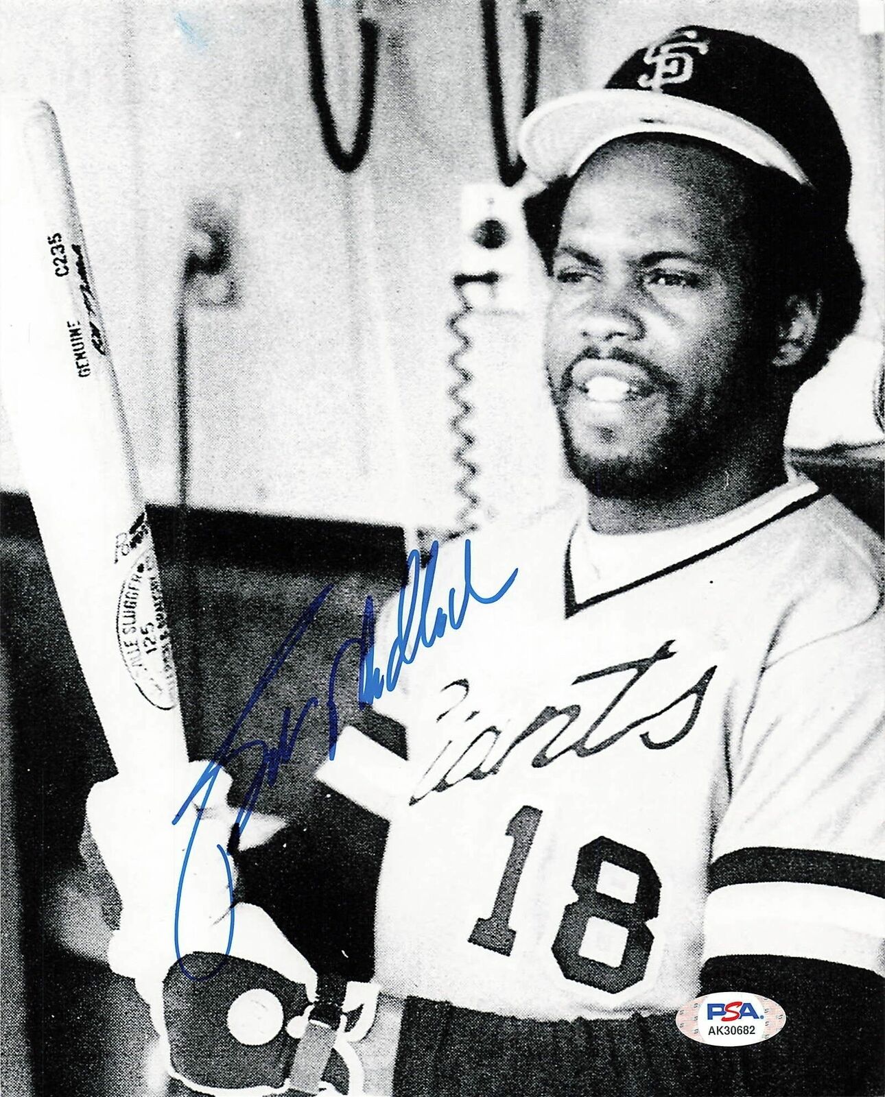 Bill Madlock signed 8x10 Photo Poster painting PSA/DNA San Francisco Giants Autographed