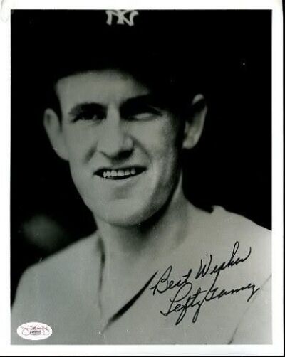 Lefty Gomez Signed Jsa Certed 8x10 Photo Poster painting Autograph