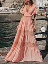 Empire Batwing Sleeves Maxi Dress