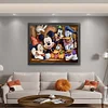 Mickey-Full Embroidery 3 Strands 11CT Stamped Cross Stitch-60*50CM-Large Size