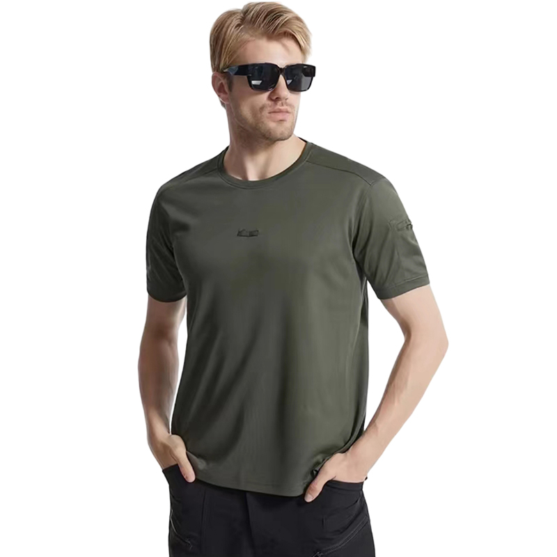 COOLMAX Multi-pocket Quick-drying Stretch T-shirt|Outdoor T-shirt DANRRIO.COM DANRRIO