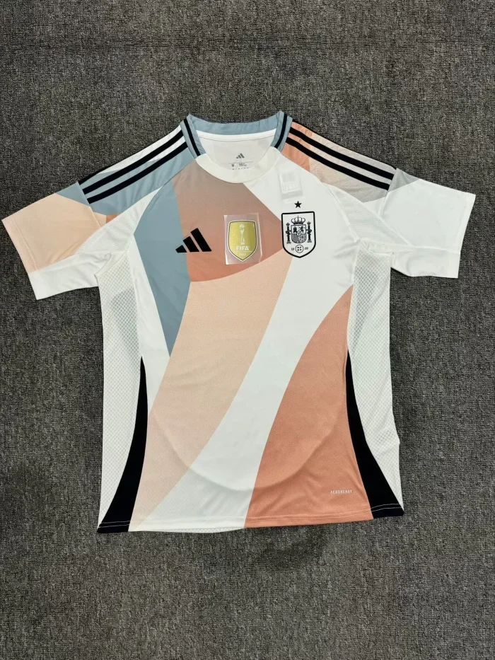 Fan 2025 Version Spain Away Soccer Jersey(With Golden FIFA Patch )