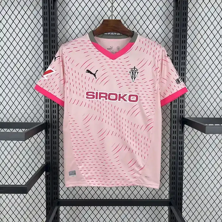 24-25 Sporting Gijon Second Away Football Jersey