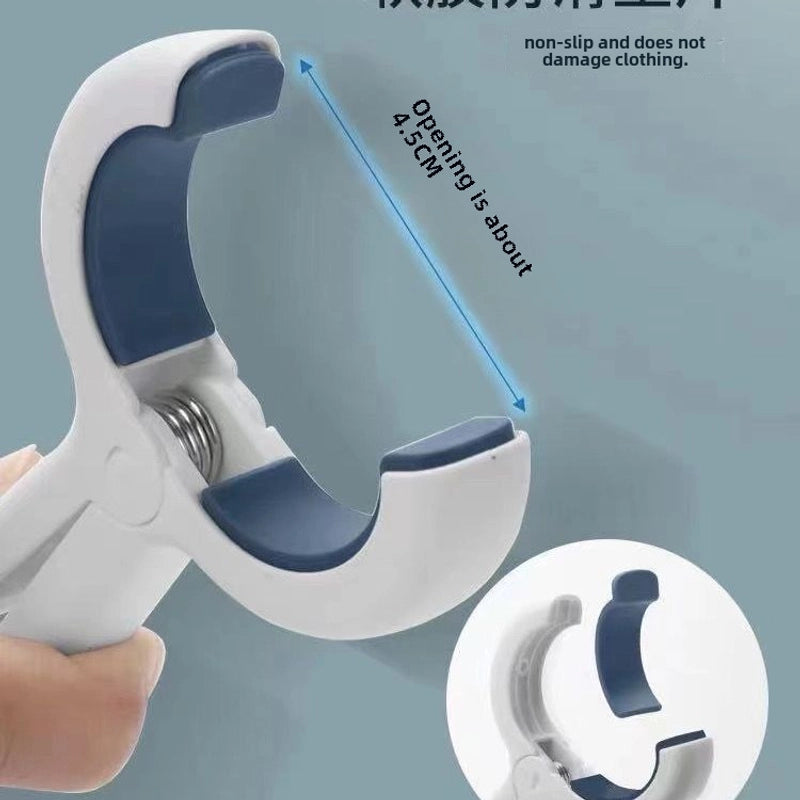 Drying Sheet Clothes Hanging Pants Socks Clip Fixed Strong Drying Clip Traceless Plastic Clip Windproof Household Quilt Clip