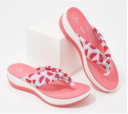 2021 Fashion Women Slippers Elegant Printed Solid Color Ladies Wedge Sandals New Casual Outdoor Beach Slippers Female Flip Flop