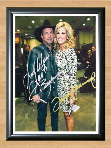 Garth Brooks Trisha Yearwood Signed Autographed Photo Poster painting Poster Print Memorabilia A3 Size 11.7x16.5